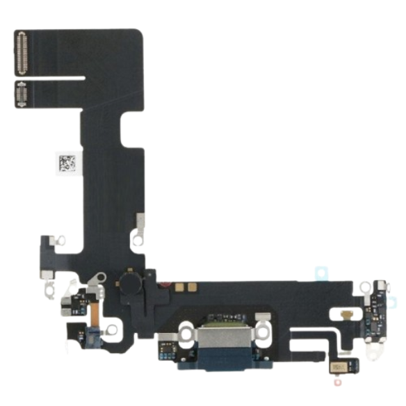 Шлейф iPhone 13 з розємом зарядки Black Original (знято з телефона)